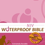 NIV Waterproof Bible Pink Brown
