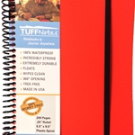 TUFFNotes waterproof spiral notebook - Orange Ruled