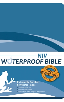 NIV Waterproof Bible Blue Wave