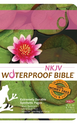 NKJV Waterproof Bible Lily Pad