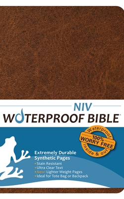 NIV Waterproof Bible Brown
