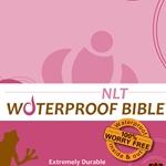 NLT Waterproof Bible Pink Brown