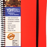 TUFFNotes waterproof spiral notebook - Orange Blank
