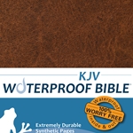KJV Waterproof Bible Brown