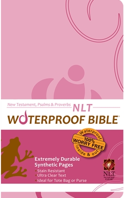 NLT Waterproof Bible New Test. Psalms & Prov. Pink Brown