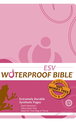 ESV Waterproof Bible Pink Brown